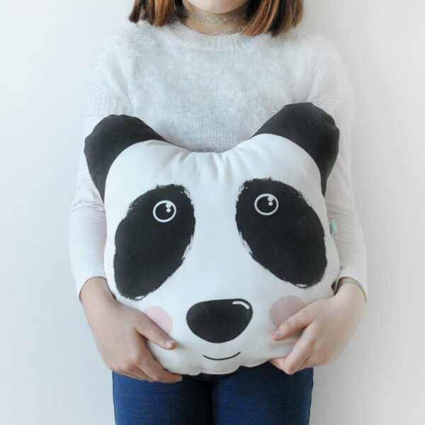 Cuscino Tondo Panda - immagine 2