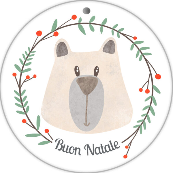 Decorazione Orso Ghirlanda