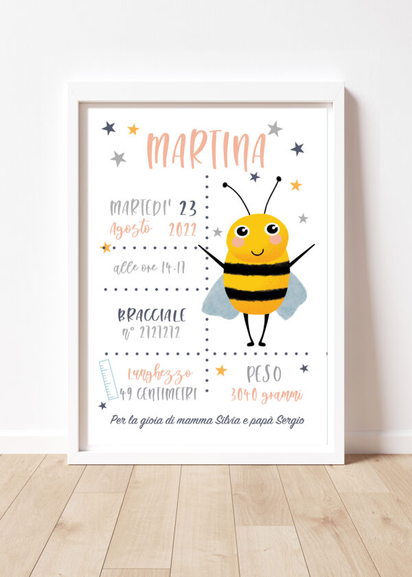 Poster nascita Ape